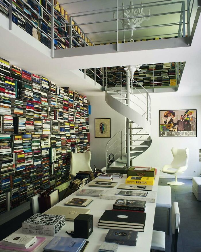 20,000 Books and Other Crazy Interiors That Totally Mess with Your Mind