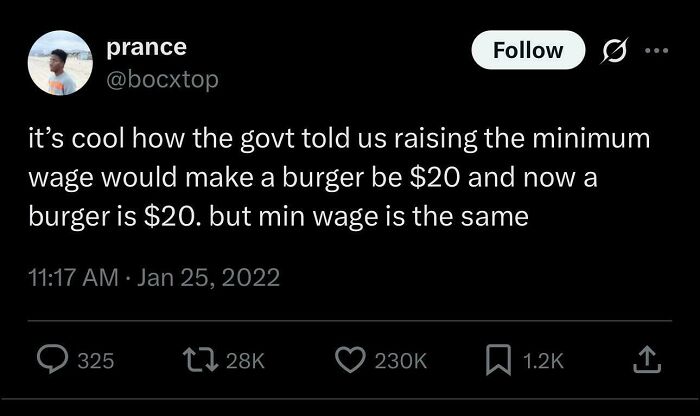 This Tweet's From 2022 and Guess What? Greed's Still Hanging Around
