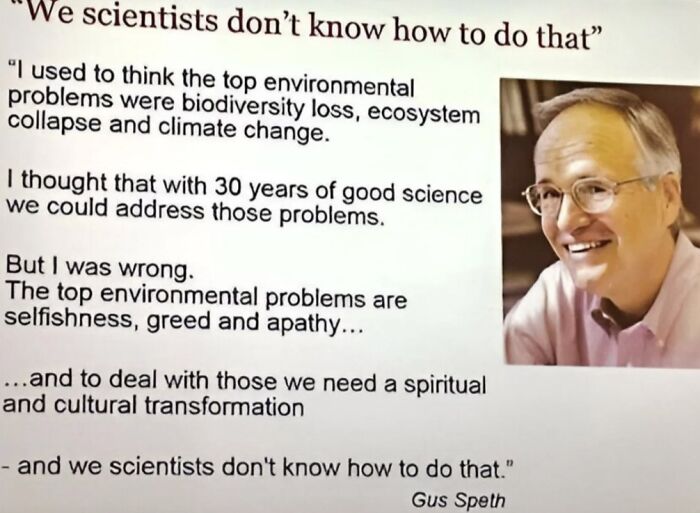Greed and Meh Attitudes Are Killing Climate Change Efforts, Says This Guy. Agree?