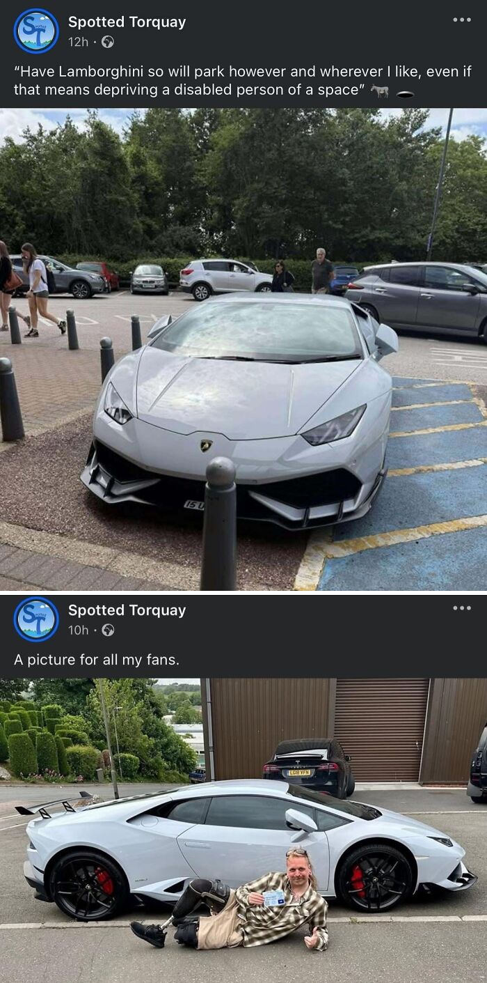 Lamborghini Owner Replies To Mystery Complainer About Parking