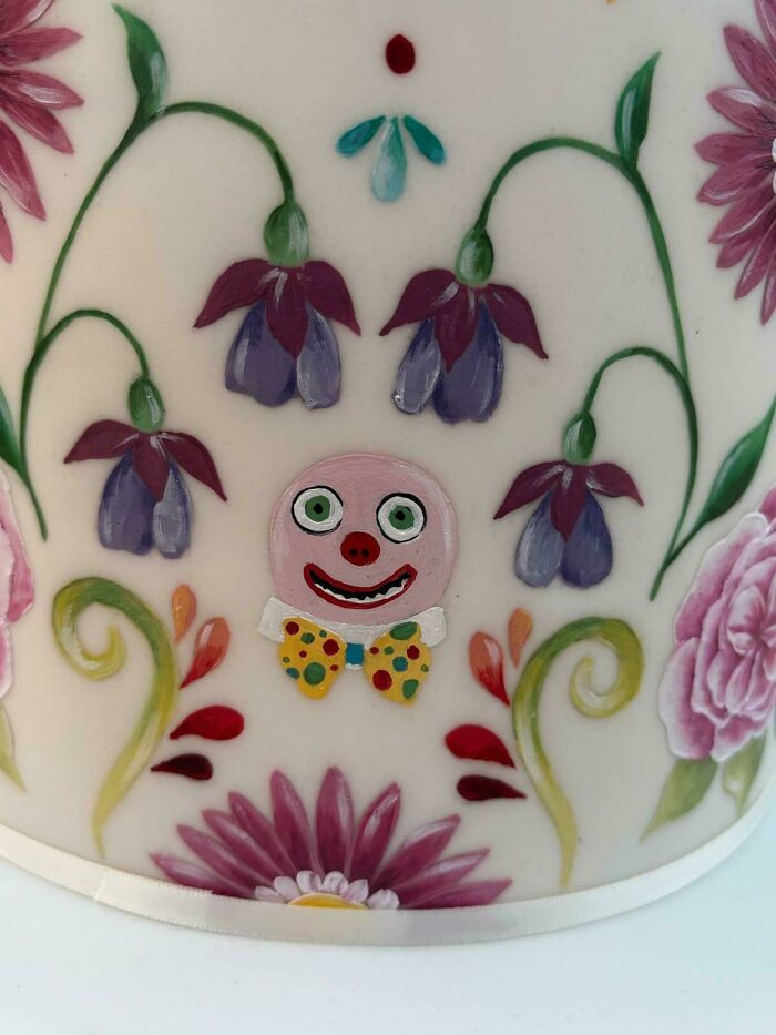 Sneaky Dog Hidden In Our Wedding Cake Art