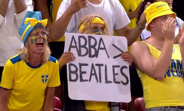 Disgraceful Sign At Sweden v England Match Tonight