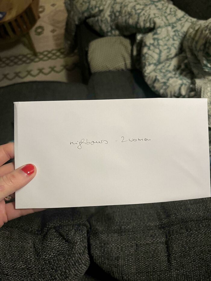 Just Got This Christmas Card From The Neighbours - We’re A Lesbian Couple