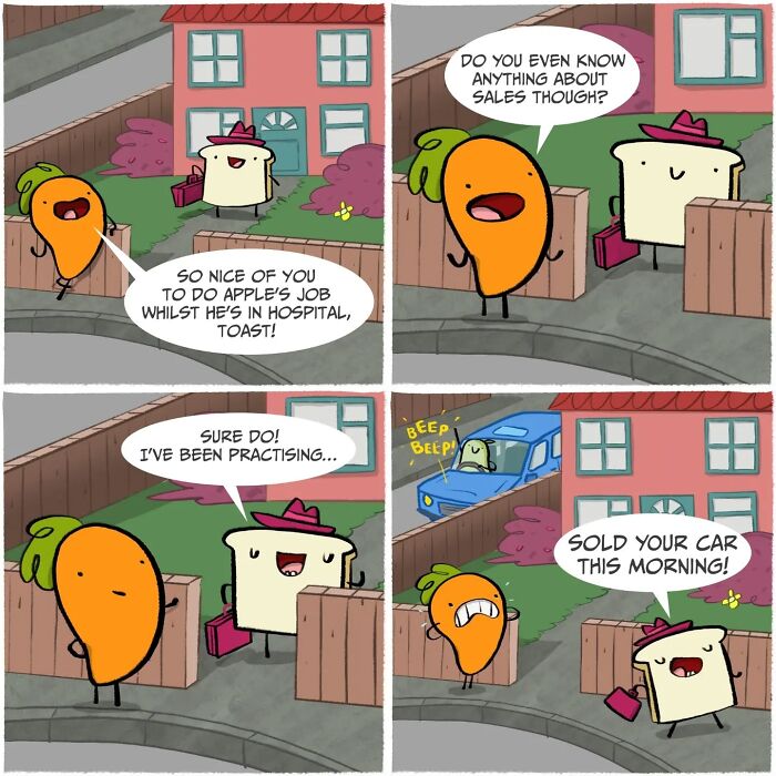 Meet Carrot And Toast: The Weirdest, Sweetest Comic Duo You Didn’t Know You Needed