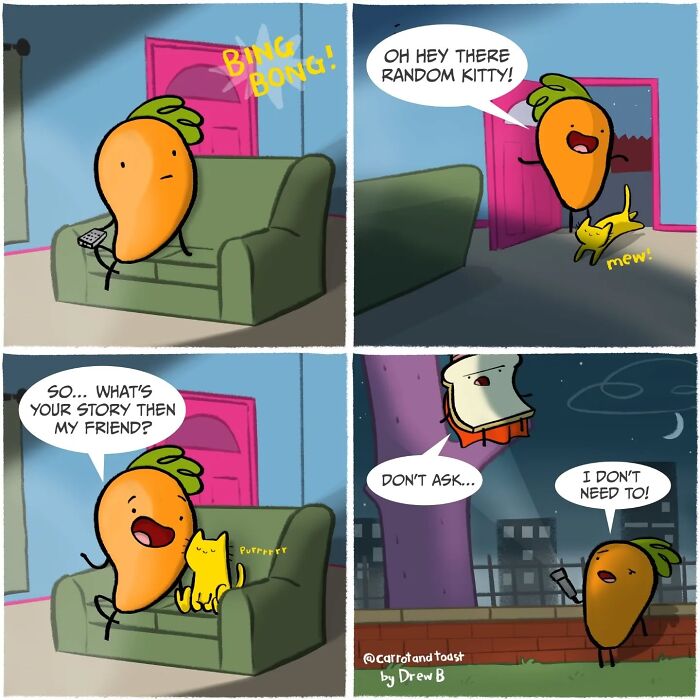 Meet Carrot And Toast: The Weirdest, Sweetest Comic Duo You Didn’t Know You Needed