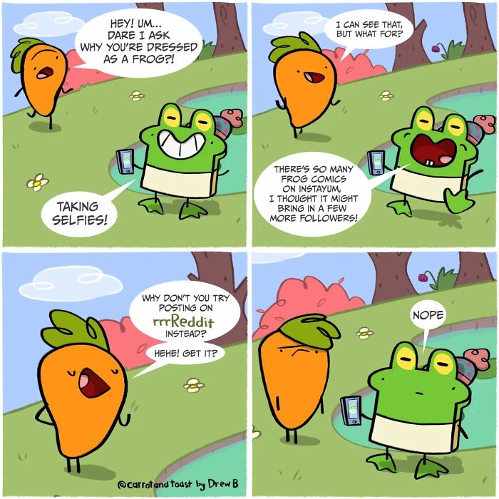 Meet Carrot And Toast: The Weirdest, Sweetest Comic Duo You Didn’t Know You Needed