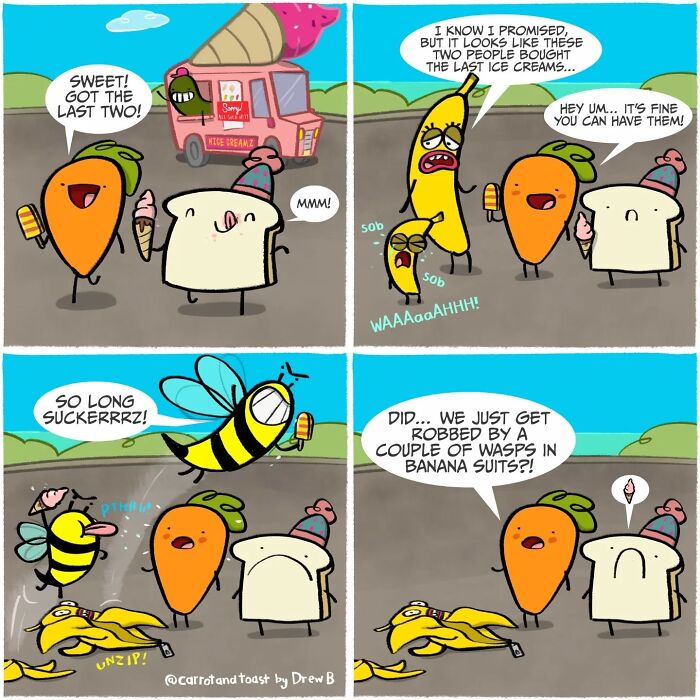 Meet Carrot And Toast: The Weirdest, Sweetest Comic Duo You Didn’t Know You Needed