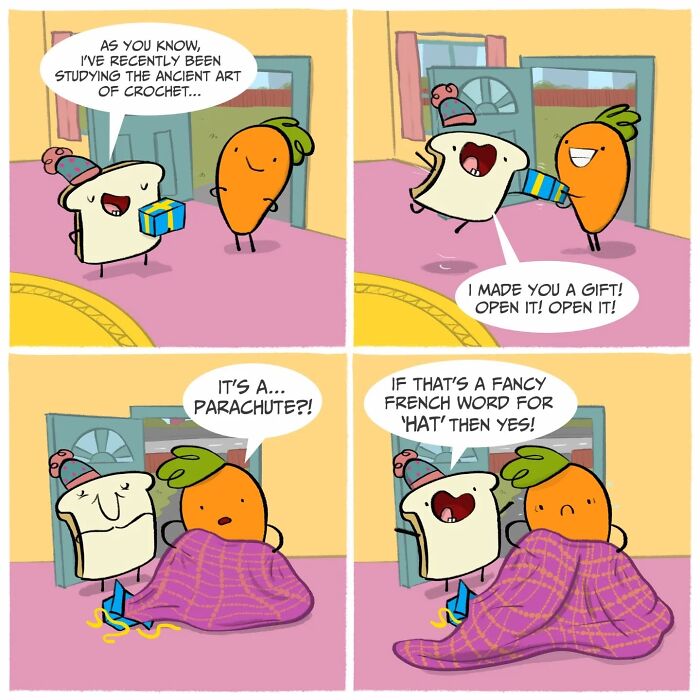 Meet Carrot And Toast: The Weirdest, Sweetest Comic Duo You Didn’t Know You Needed