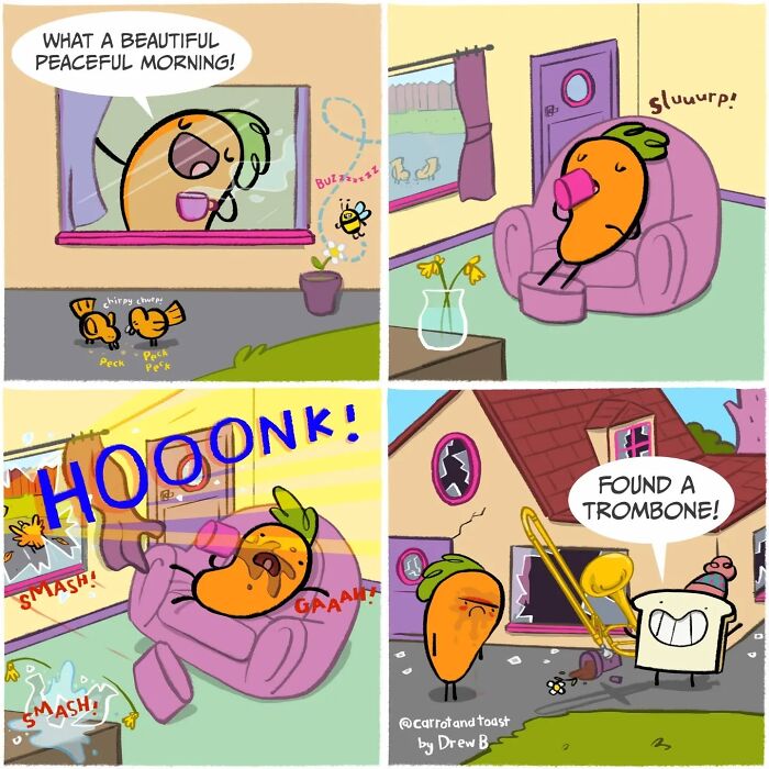 Meet Carrot And Toast: The Weirdest, Sweetest Comic Duo You Didn’t Know You Needed