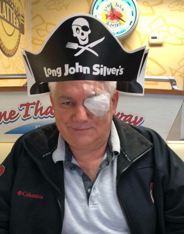 Post-Eye Surgery Lunch Date With A Side Of Parent Humor