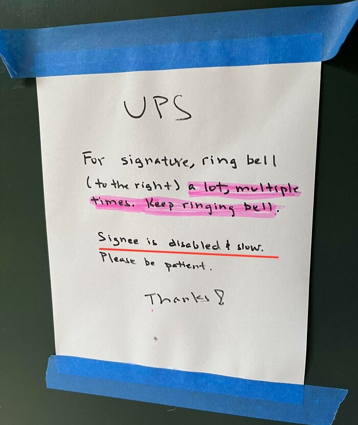 Working From Home? Dad’s Got You Covered With A Classic Sign Prank