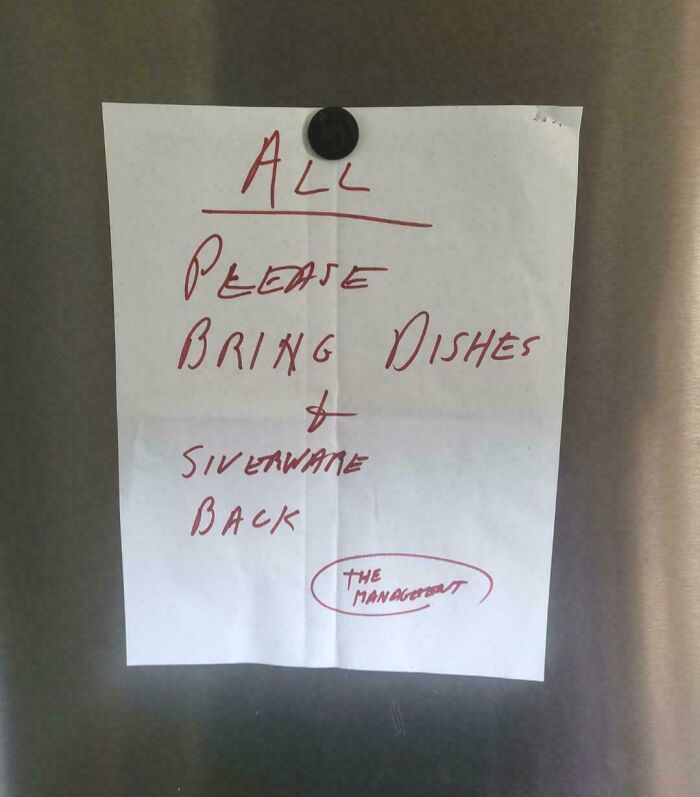 Dad’s Fridge Rules Got Serious. The Management Means Business