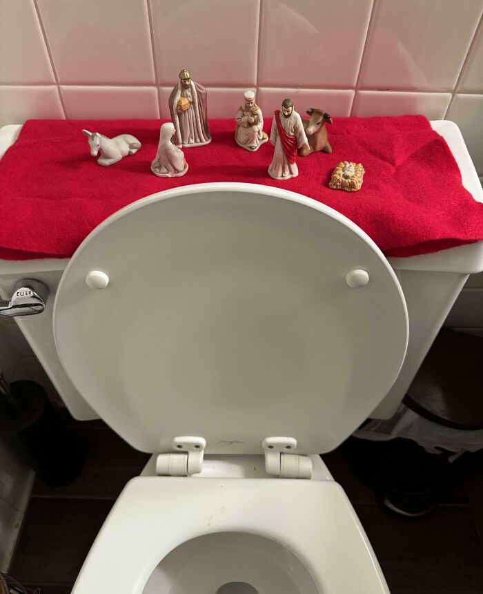 The Most Unique Nativity Scene Spot Ever, Courtesy of Mom