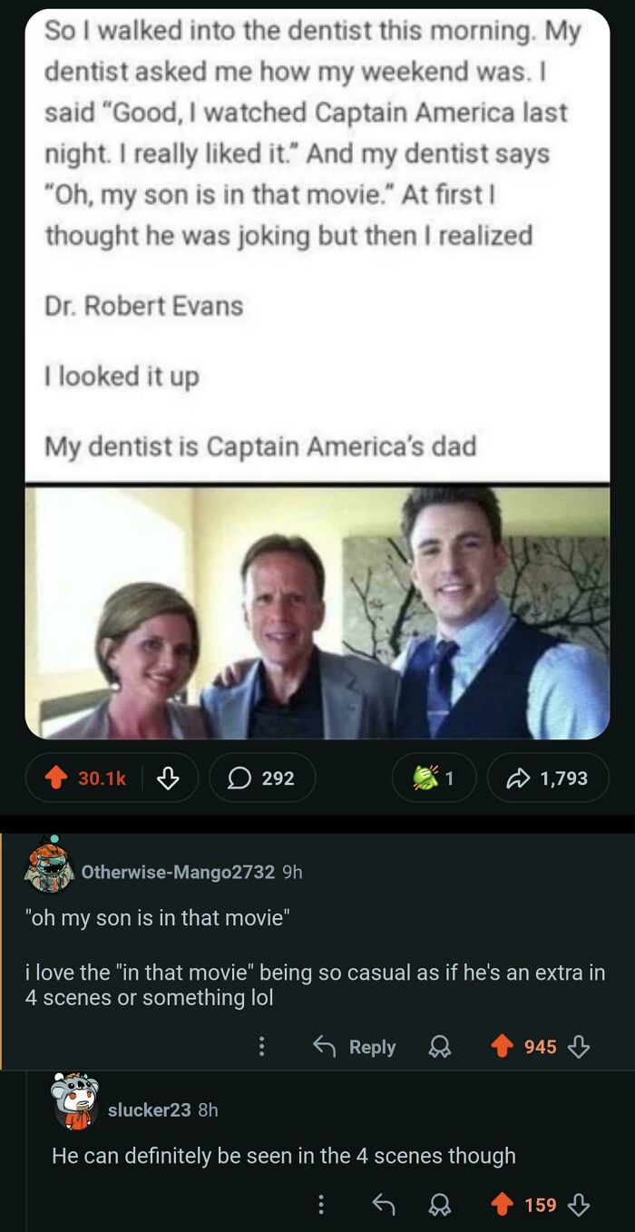 Yep, He’s in That Many Scenes (Really!)