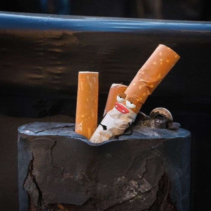 Wait, They Drew Faces on Sidewalk Cracks?! 79 Pics of Everyday Stuff Going All Cartoon