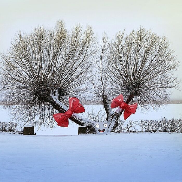 Wait, They Drew Faces on Sidewalk Cracks?! 79 Pics of Everyday Stuff Going All Cartoon