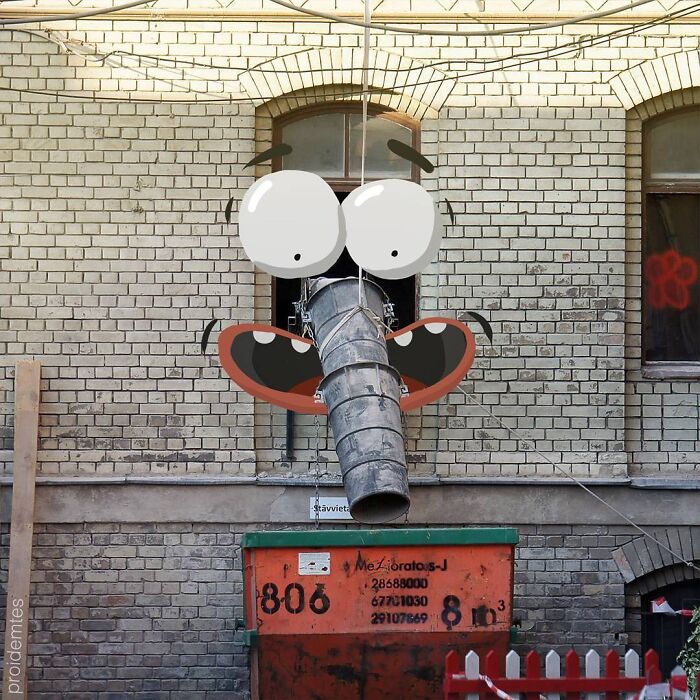 Wait, They Drew Faces on Sidewalk Cracks?! 79 Pics of Everyday Stuff Going All Cartoon