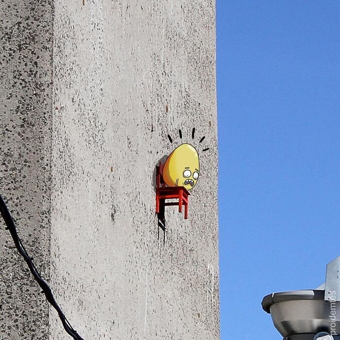 Wait, They Drew Faces on Sidewalk Cracks?! 79 Pics of Everyday Stuff Going All Cartoon