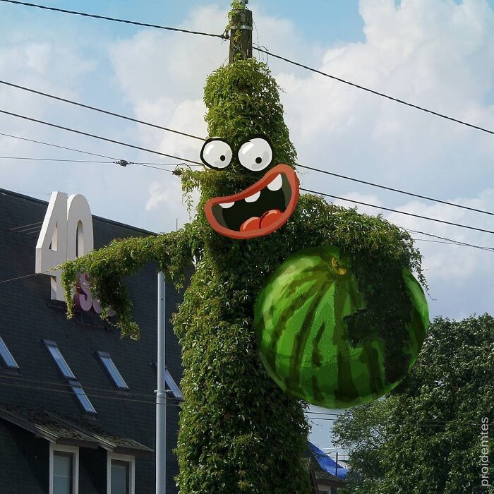 Wait, They Drew Faces on Sidewalk Cracks?! 79 Pics of Everyday Stuff Going All Cartoon