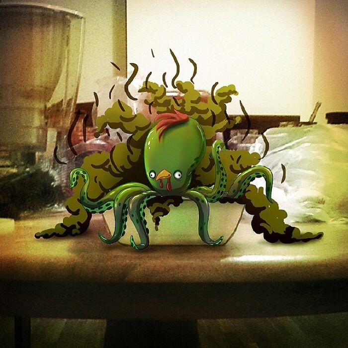 Wait, They Drew Faces on Sidewalk Cracks?! 79 Pics of Everyday Stuff Going All Cartoon