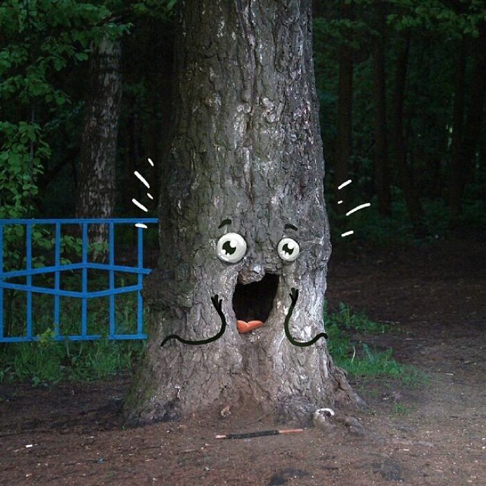 Wait, They Drew Faces on Sidewalk Cracks?! 79 Pics of Everyday Stuff Going All Cartoon