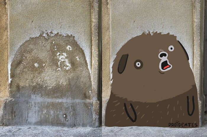 Wait, They Drew Faces on Sidewalk Cracks?! 79 Pics of Everyday Stuff Going All Cartoon