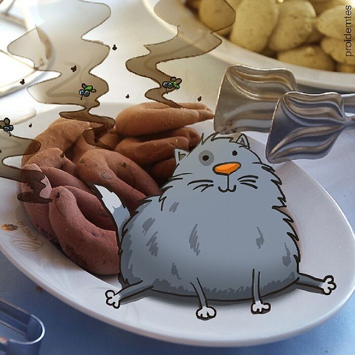 Wait, They Drew Faces on Sidewalk Cracks?! 79 Pics of Everyday Stuff Going All Cartoon