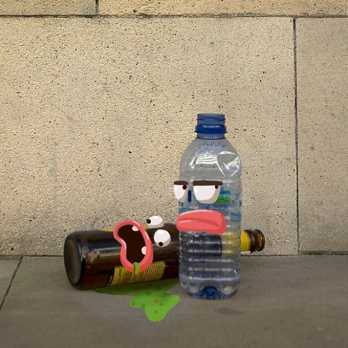 Wait, They Drew Faces on Sidewalk Cracks?! 79 Pics of Everyday Stuff Going All Cartoon