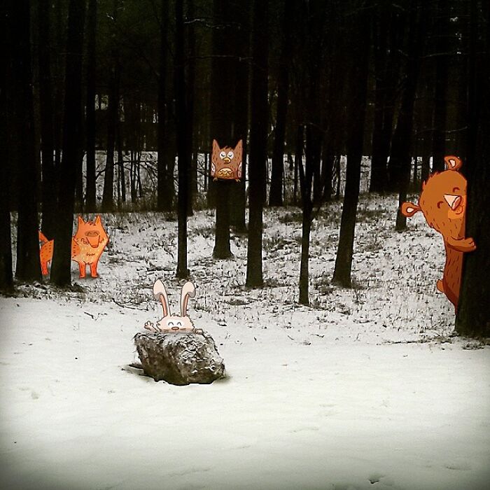 Wait, They Drew Faces on Sidewalk Cracks?! 79 Pics of Everyday Stuff Going All Cartoon