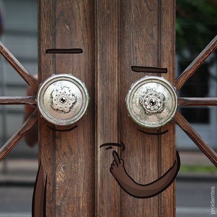 Wait, They Drew Faces on Sidewalk Cracks?! 79 Pics of Everyday Stuff Going All Cartoon