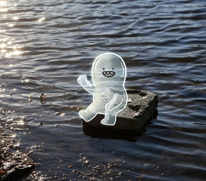 Wait, They Drew Faces on Sidewalk Cracks?! 79 Pics of Everyday Stuff Going All Cartoon