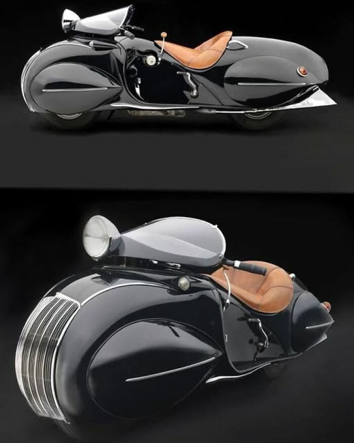 A Motorcycle That’s So Art Deco, It’s Basically A Moving Sculpture