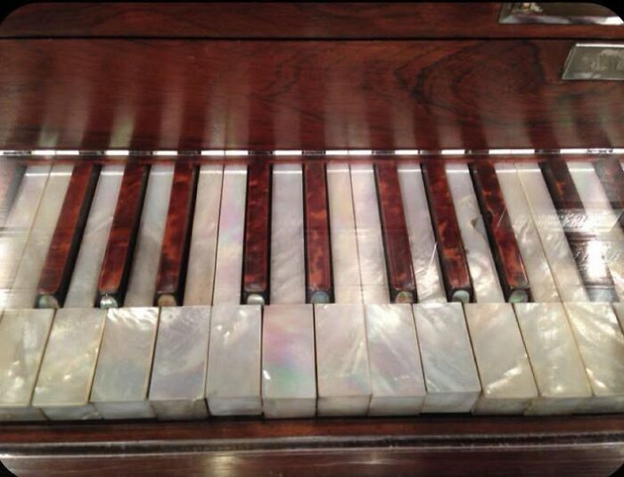 An 1853 Piano Decked Out in Mother-Of-Pearl and Tortoiseshell, Basically Crystal Music
