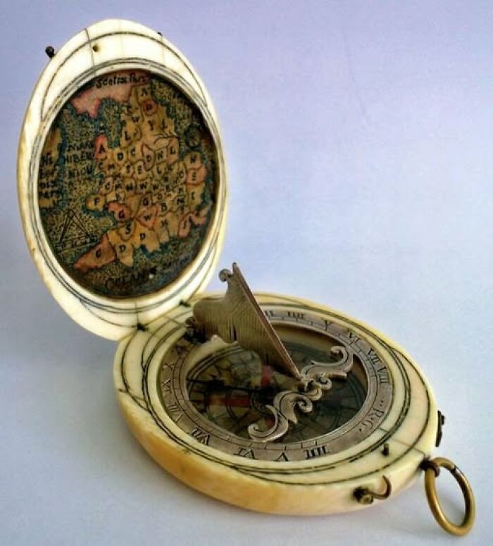 Pocket Sundial and Compass from the 1630s—GPS Nostalgia, Anyone?