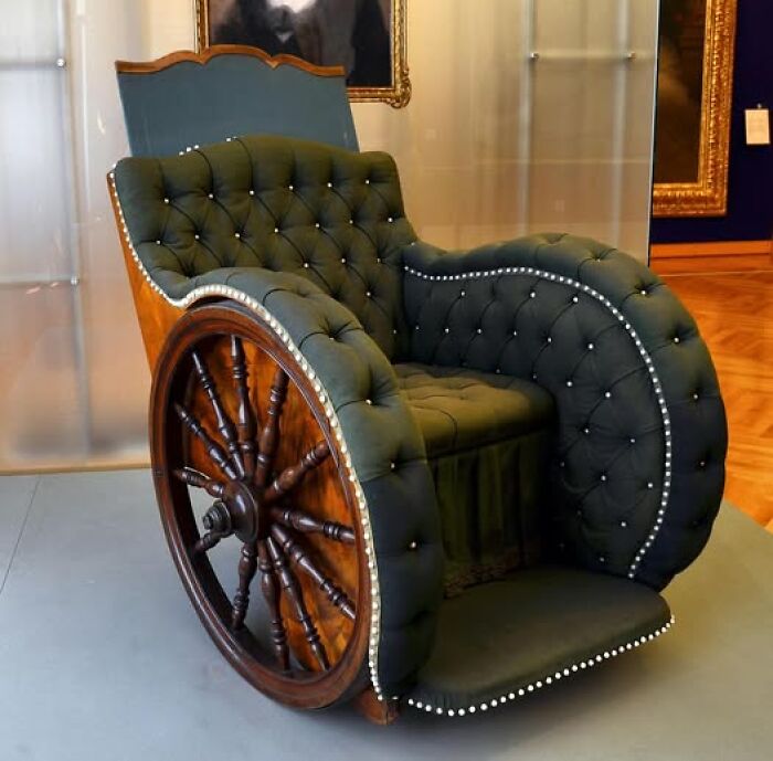 A Royal Wheelchair from 1740 Made for an Empress Because Even Queens Need a Ride