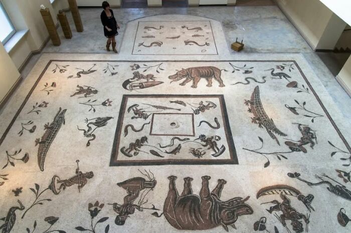 A Huge Roman Mosaic That Makes Floors Feel Like Art Galleries