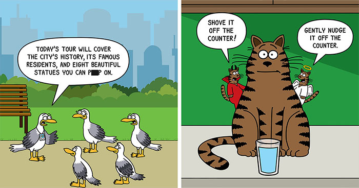 Wait Till You See These Hilarious Cat vs. Dog Comics!