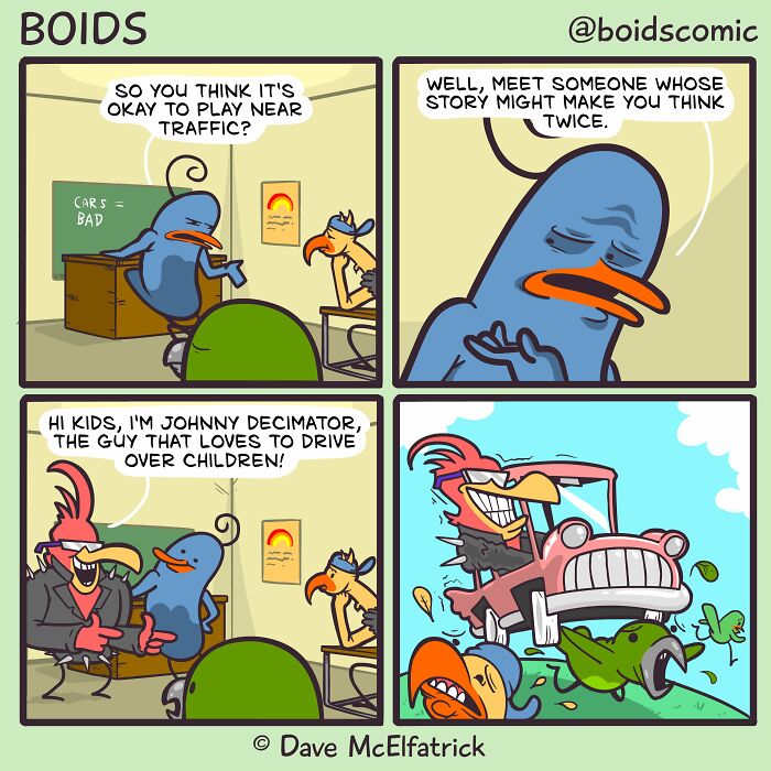 Meet Dave McElfatrick: The Master of Darkly Funny Cartoons That Sneak Up on You