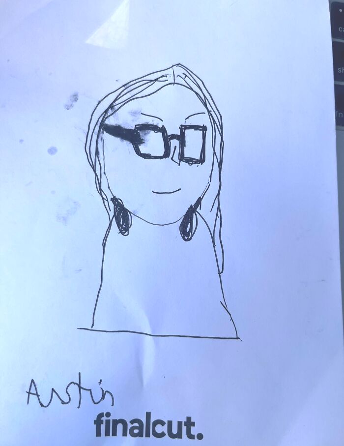Random Kid at the Cafe Just Drew Me!