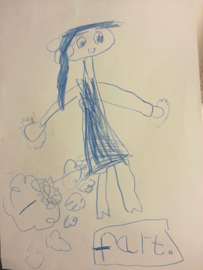 My Cousin's Very First Drawing of Mom—Adorable and Priceless