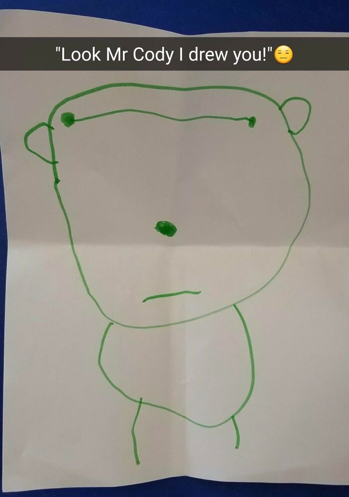 Preschooler Drew Me Perfectly (Well, Kind Of)