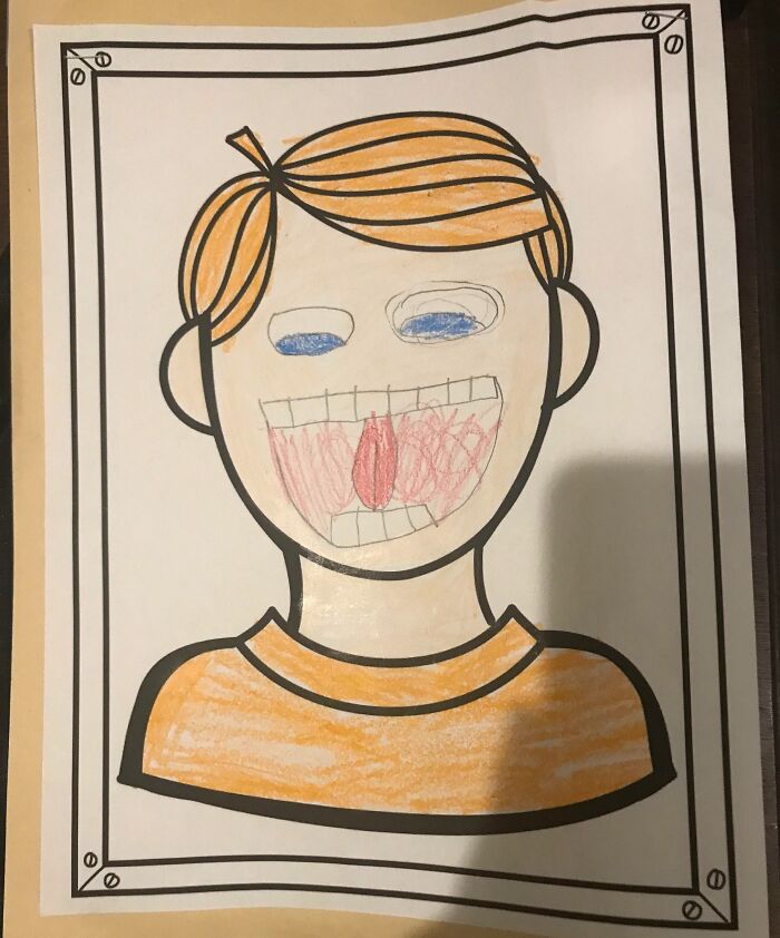 My Little Brother’s Self-Portrait—A Masterpiece in the Making