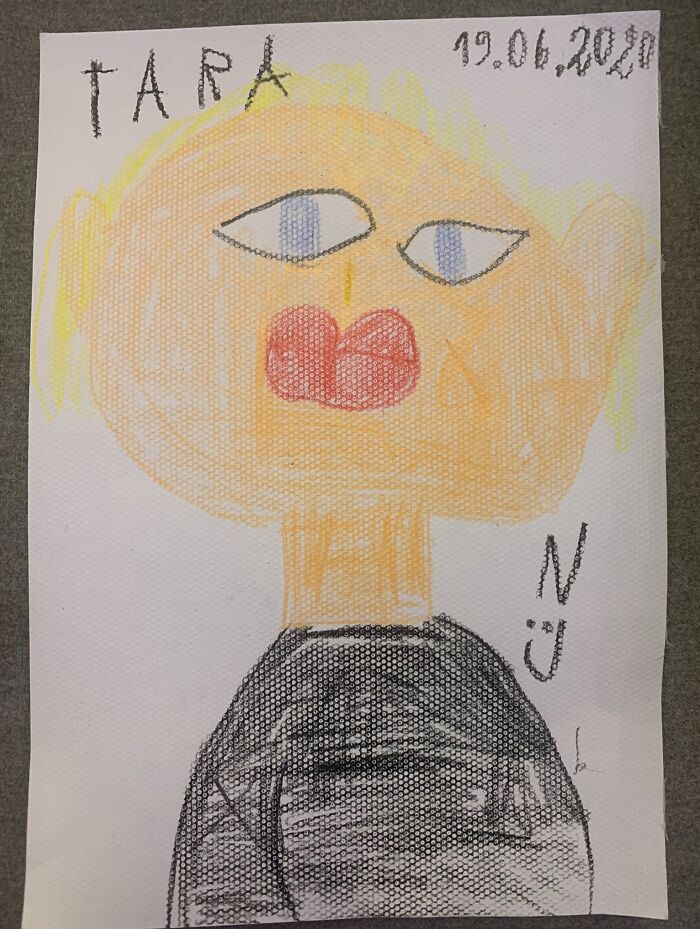 7-Year-Old’s Portrait of Me? Total Showstopper