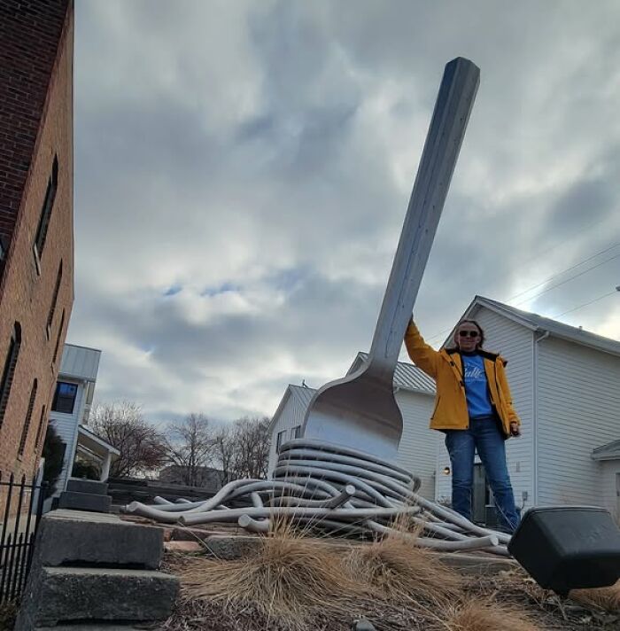 Giant Fork Twirling Spaghetti? Yes, Please! (Hello from Omaha!)