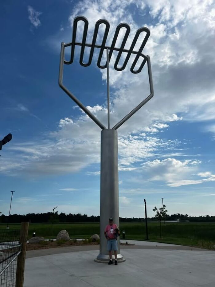 World’s Largest Potato Masher? Yes, Please! (Plover, Wisconsin)