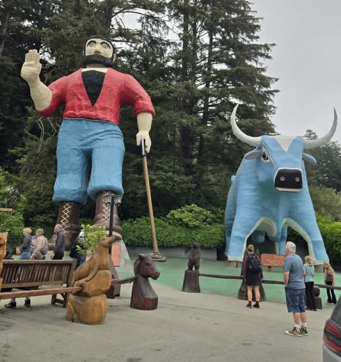 Wait, People Actually Made These Giant Roadside Weirdos?!
