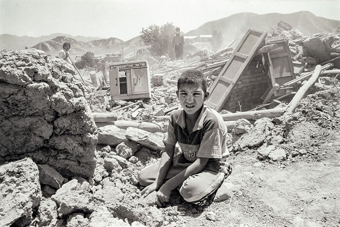 "Amidst The Rubble Of Disaster" — Kid’s Search After Earthquake
