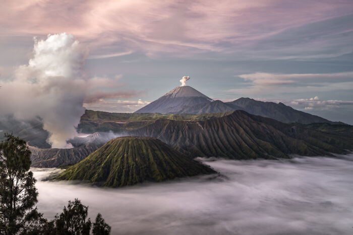 "Ancient Landscape" — Volcano Explosion Chill