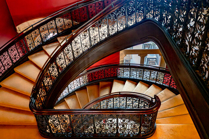 "St. Pancras Hotel Grand Staircase" — Victorian Glam