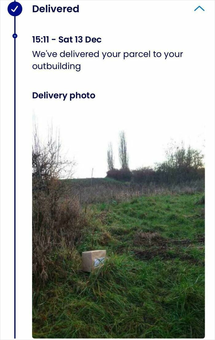 Parcel Left in a Field... A MILE Away!